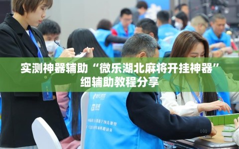实测神器辅助“微乐湖北麻将开挂神器”细辅助教程分享
