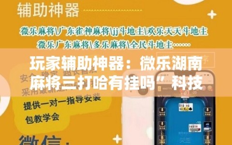玩家辅助神器：微乐湖南麻将三打哈有挂吗”科技辅助神器手机版