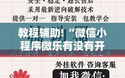 教程辅助!“微信小程序微乐有没有开挂神器”2026开挂教程步骤