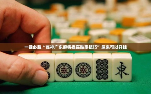 一键必胜“雀神广东麻将提高胜率技巧”原来可以开挂