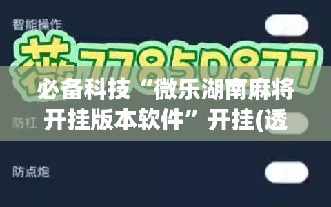 必备科技“微乐湖南麻将开挂版本软件”开挂(透视)辅助神器