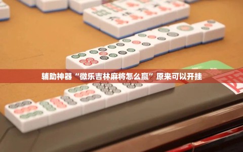 辅助神器“微乐吉林麻将怎么赢”原来可以开挂