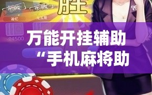 万能开挂辅助“手机麻将助赢神器”开挂详细教程