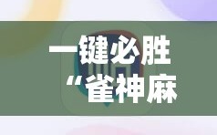 一键必胜“雀神麻将开挂器”详细外挂透视辅助软件教程