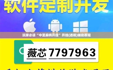 玩家必读“中至麻将开挂”开挂(透视)辅助教程