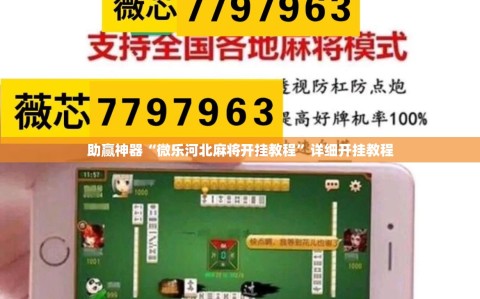助赢神器“微乐河北麻将开挂教程”详细开挂教程