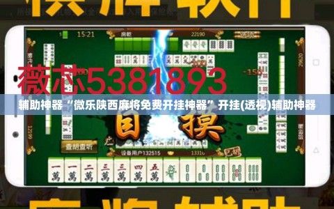 辅助神器“微乐陕西麻将免费开挂神器”开挂(透视)辅助神器