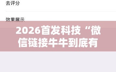 2026首发科技“微信链接牛牛到底有没有挂”细辅助教程分享