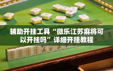辅助开挂工具“微乐江苏麻将可以开挂吗”详细开挂教程