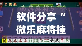 软件分享“微乐麻将挂试用一天(透视)”开挂辅助脚本+详细开挂安装教程