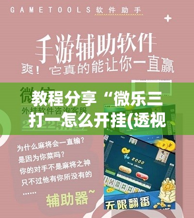 教程分享“微乐三打一怎么开挂(透视)”开挂辅助脚本+详细开挂安装教程