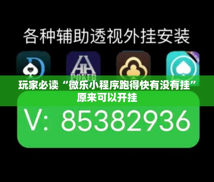 玩家必读“微乐小程序跑得快有没有挂	”原来可以开挂