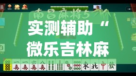 实测辅助“微乐吉林麻将有挂吗(透视)”开挂辅助脚本+详细开挂安装教程