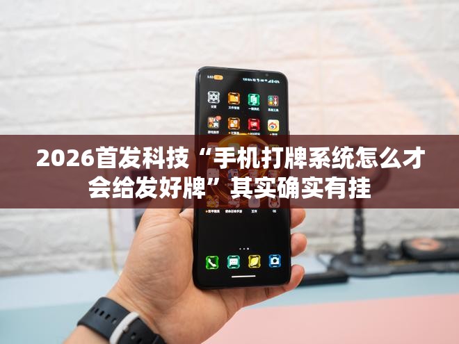 2026首发科技“手机打牌系统怎么才会给发好牌”其实确实有挂