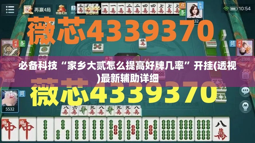 必备科技“家乡大贰怎么提高好牌几率	”开挂(透视)最新辅助详细