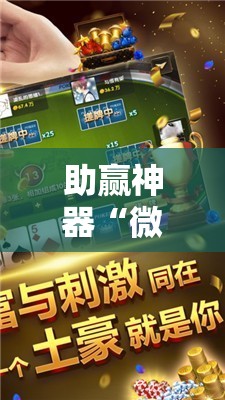 助赢神器“微乐捉鸡麻将开挂教程步骤图”2026开挂教程步骤