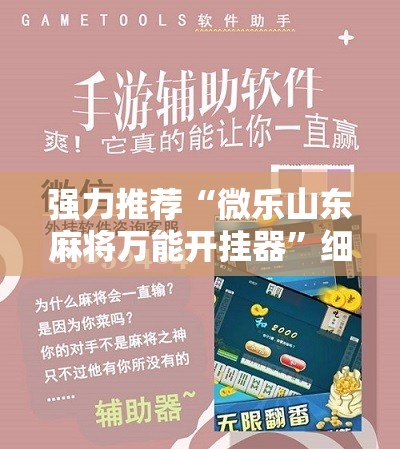 强力推荐“微乐山东麻将万能开挂器”细辅助教程分享