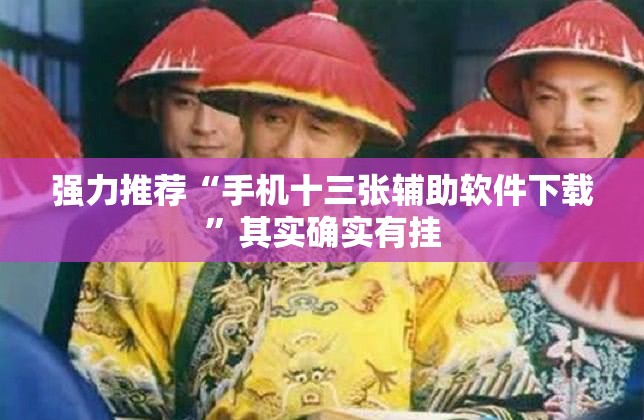 强力推荐“手机十三张辅助软件下载	”其实确实有挂