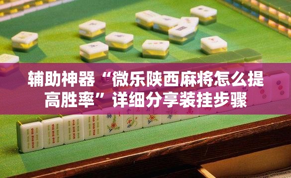 辅助神器“微乐陕西麻将怎么提高胜率	”详细分享装挂步骤