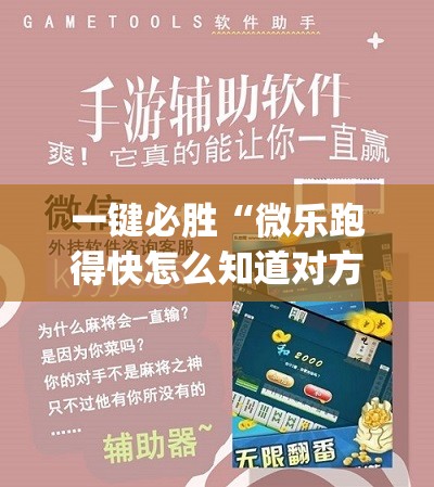 一键必胜“微乐跑得快怎么知道对方开挂”(透视挂)辅助下载教程