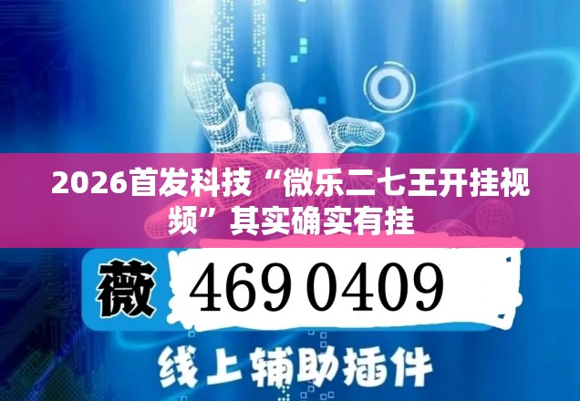 2026首发科技“微乐二七王开挂视频”其实确实有挂