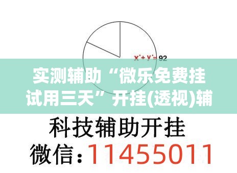 实测辅助“微乐免费挂试用三天”开挂(透视)辅助教程