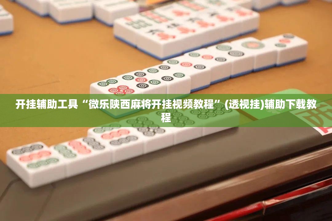 开挂辅助工具“微乐陕西麻将开挂视频教程”(透视挂)辅助下载教程