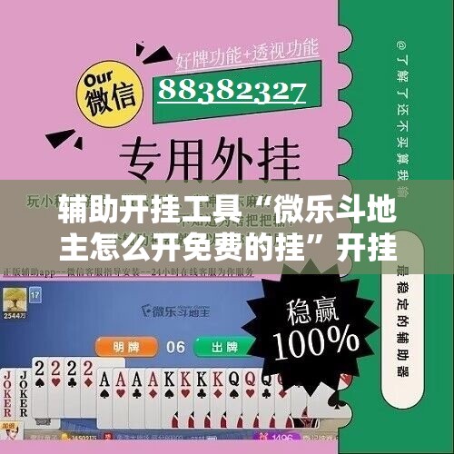 辅助开挂工具“微乐斗地主怎么开免费的挂”开挂详细教程