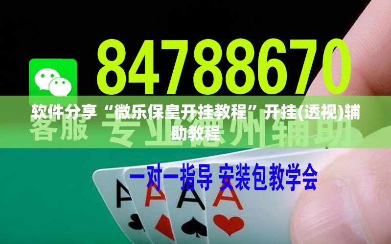 软件分享“微乐保皇开挂教程	”开挂(透视)辅助教程