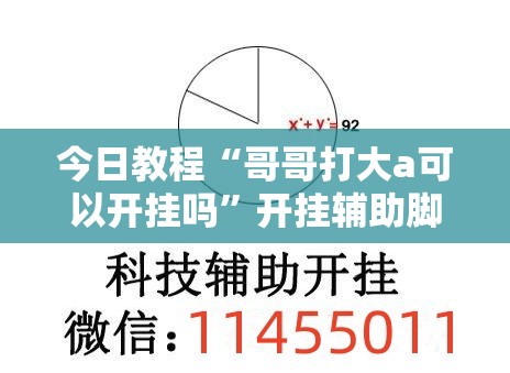今日教程“哥哥打大a可以开挂吗”开挂辅助脚本+详细开挂安装教程