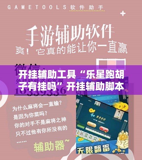 开挂辅助工具“乐星跑胡子有挂吗”开挂辅助脚本+详细开挂安装教程