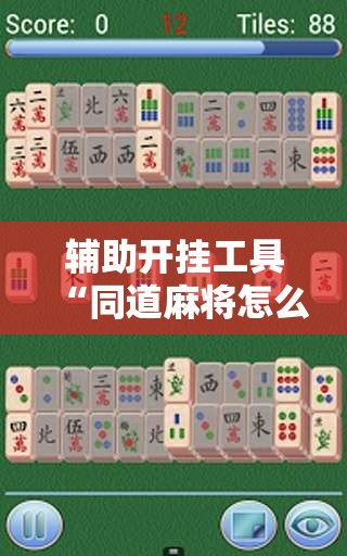 辅助开挂工具“同道麻将怎么开挂	”开挂详细教程
