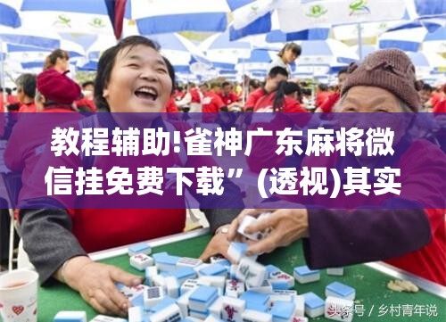 教程辅助!雀神广东麻将微信挂免费下载”(透视)其实确实有挂