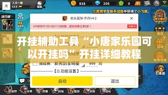 开挂辅助工具“小唐家乐园可以开挂吗”开挂详细教程