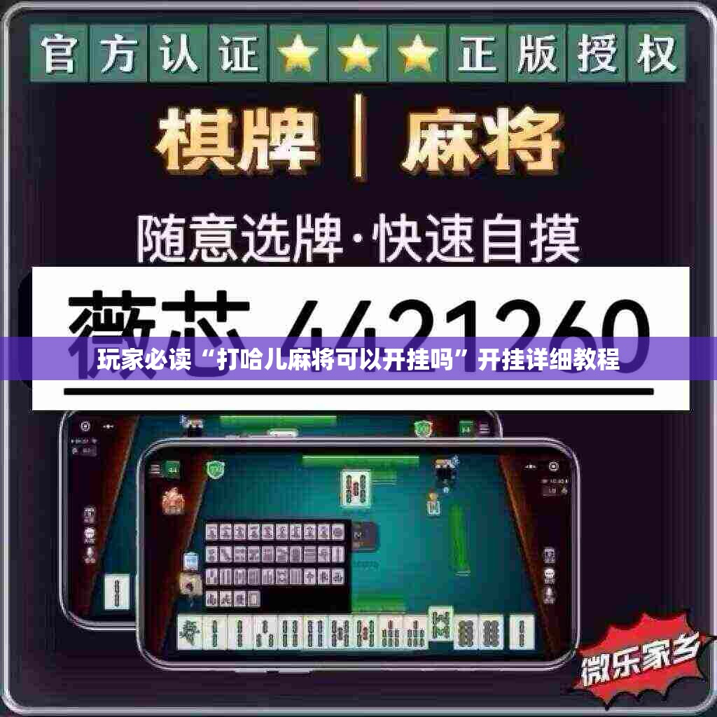 玩家必读“打哈儿麻将可以开挂吗”开挂详细教程