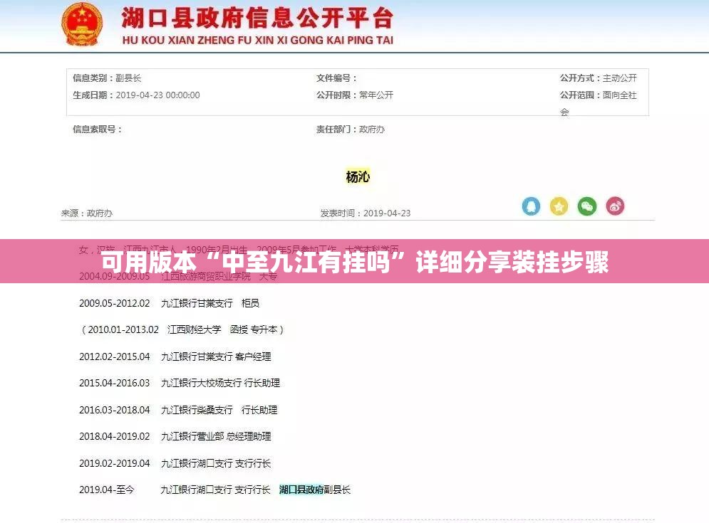 可用版本“中至九江有挂吗”详细分享装挂步骤