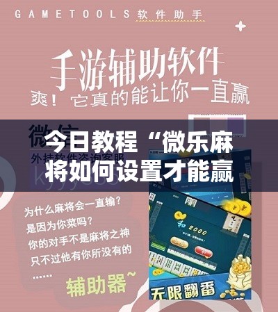 今日教程“微乐麻将如何设置才能赢”开挂详细教程
