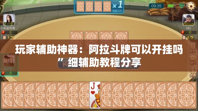 玩家辅助神器：阿拉斗牌可以开挂吗	”细辅助教程分享