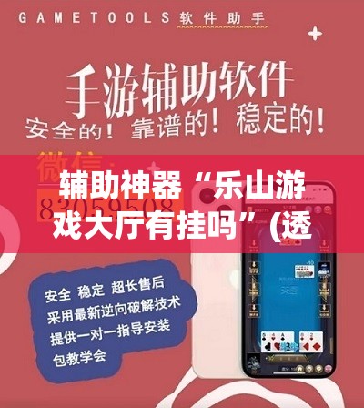 辅助神器“乐山游戏大厅有挂吗”(透视)其实确实有挂