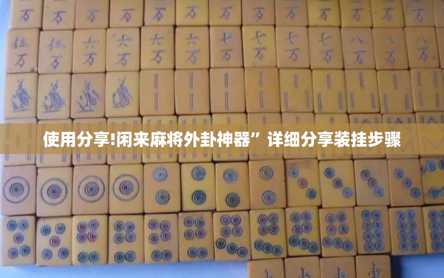 使用分享!闲来麻将外卦神器”详细分享装挂步骤