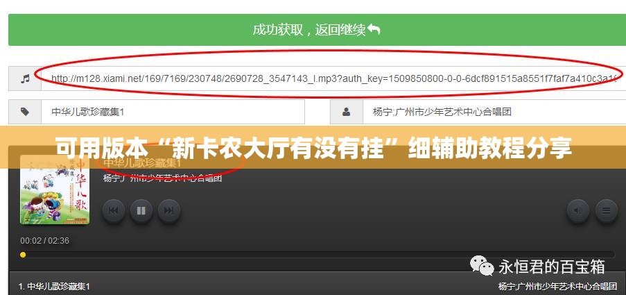 可用版本“新卡农大厅有没有挂	”细辅助教程分享