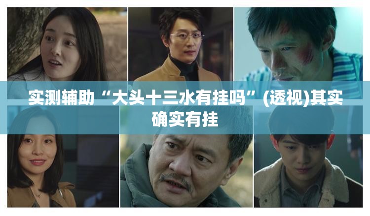 实测辅助“大头十三水有挂吗	”(透视)其实确实有挂