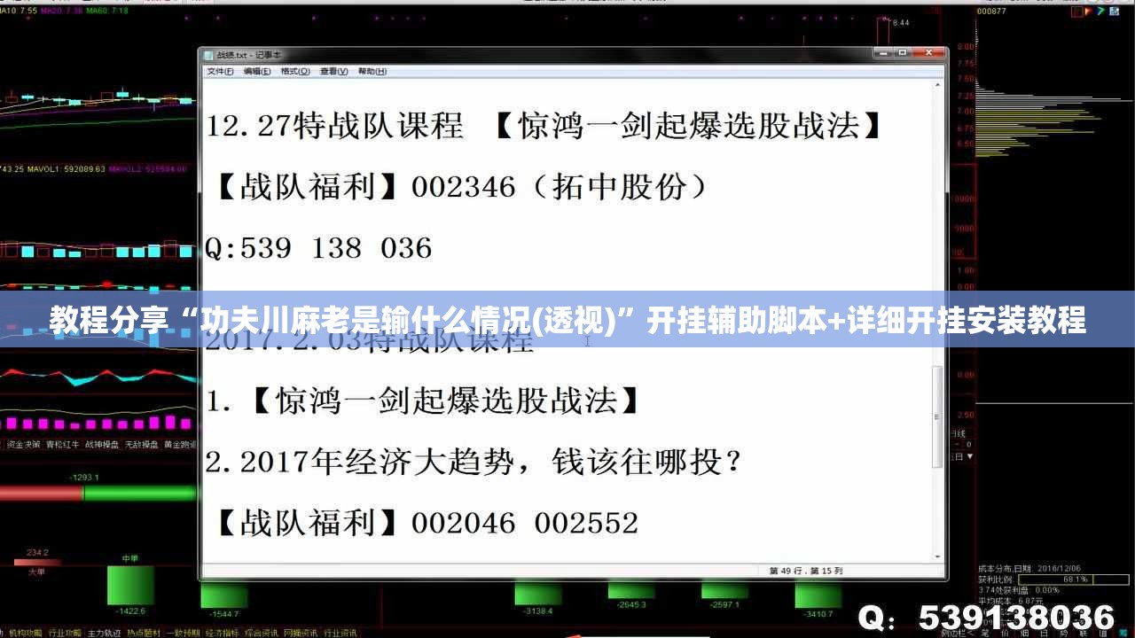教程分享“功夫川麻老是输什么情况(透视)”开挂辅助脚本+详细开挂安装教程