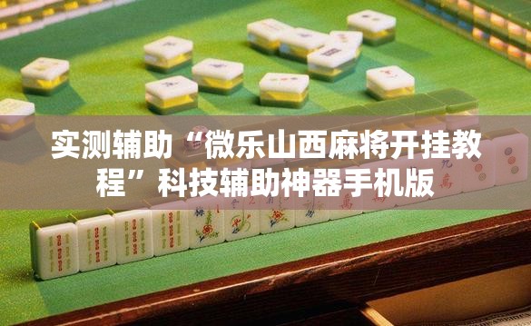 实测辅助“微乐山西麻将开挂教程”科技辅助神器手机版