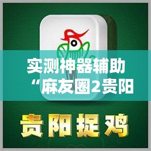 实测神器辅助“麻友圈2贵阳捉鸡怎么开挂”开挂详细教程