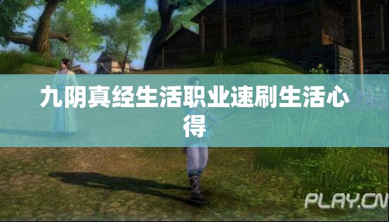 九阴真经生活职业速刷生活心得