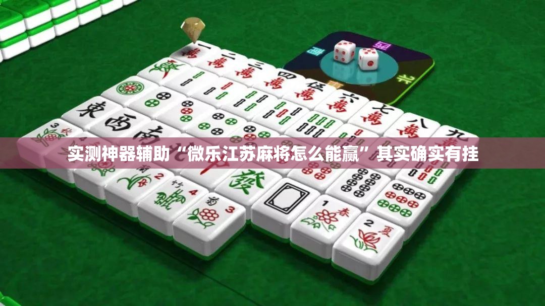实测神器辅助“微乐江苏麻将怎么能赢	”其实确实有挂