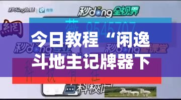 今日教程“闲逸斗地主记牌器下载”(透视)其实确实有挂