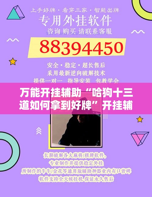 万能开挂辅助“哈狗十三道如何拿到好牌”开挂辅助脚本+详细开挂安装教程