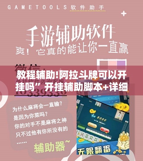 教程辅助!阿拉斗牌可以开挂吗”开挂辅助脚本+详细开挂安装教程